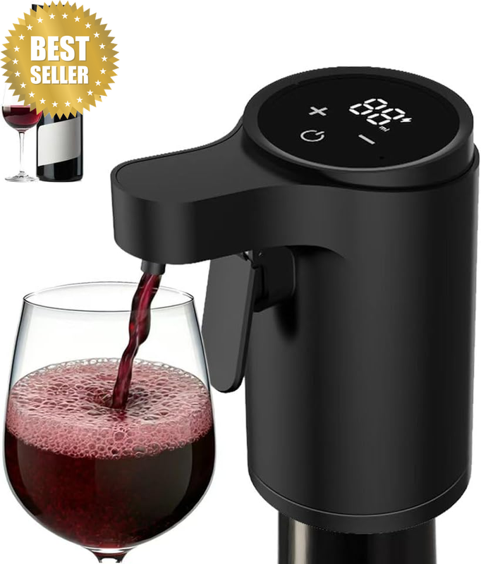 Electric Wine Decanter Pump - Rechargeable Smart Dispenser Adjustable 1-99Ml, Pr