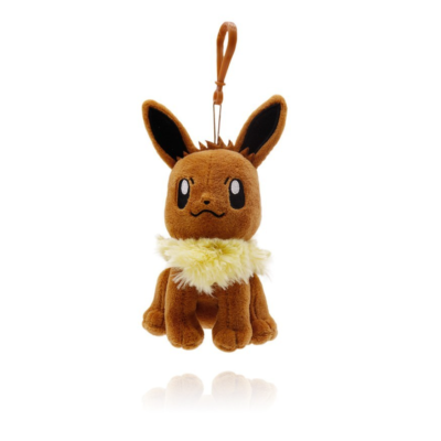 Pokemon Mini Plush Doll Eevee Keyring Keychain bag chain 13cm eBay
