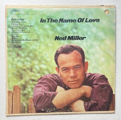 In The Name Of Love Ned Miller LP Vinyl Record Album