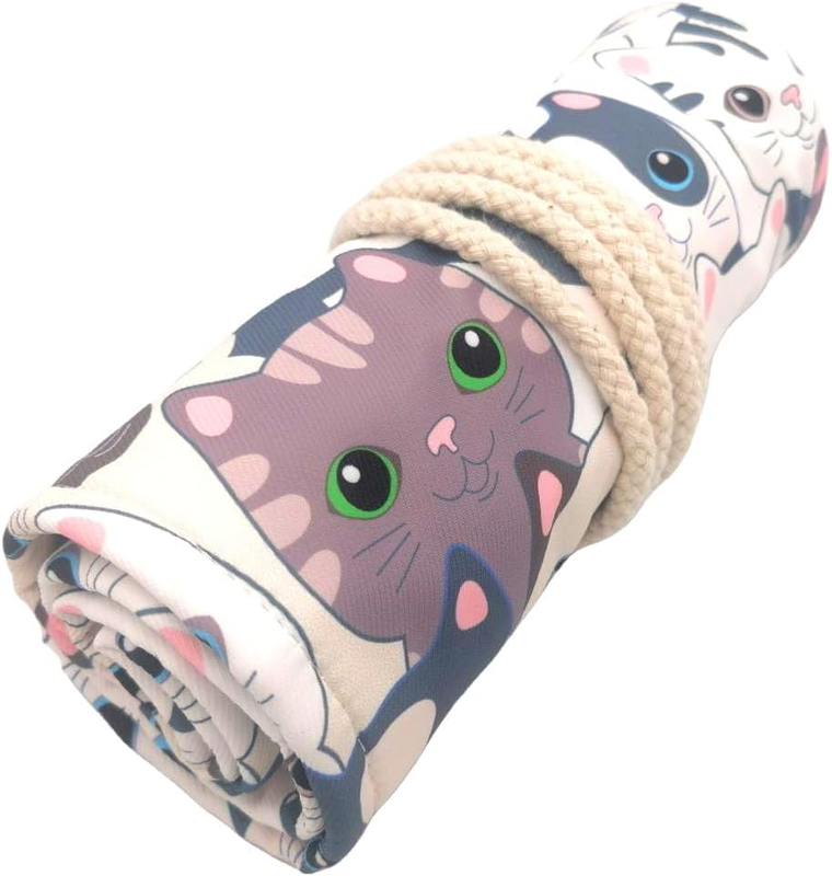 Pencil Roll, Colored Pencil Wrap Pencils Roll Holder Coloring Pencils Organizer