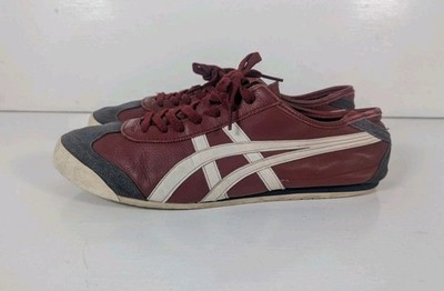 Onitsuka Tiger Trainers Red Vintage Look Mens Size 10 Eu 44.5 See Details