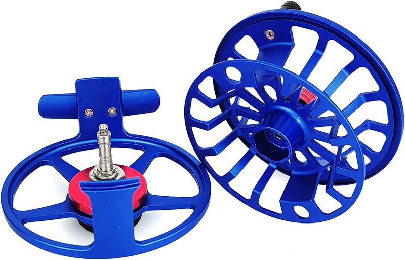 Fly Fishing Reel CNC Aluminum Trout Arbor Freshwater Fly Reel Blue 5/7