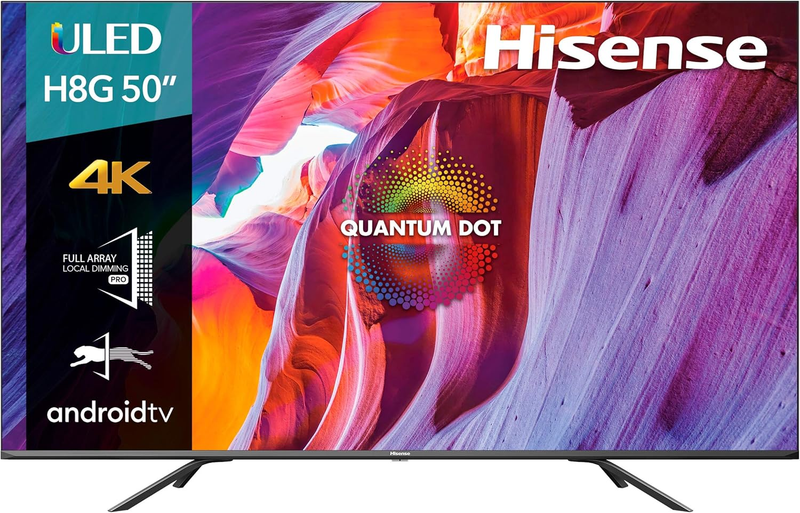 Hisense 50-Inch Class H8 Quantum Series Android 4K ULED Smart TV