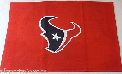 NFL Houston Texans Sports Fan Towel Red 15'' by 25'' by WinCraft