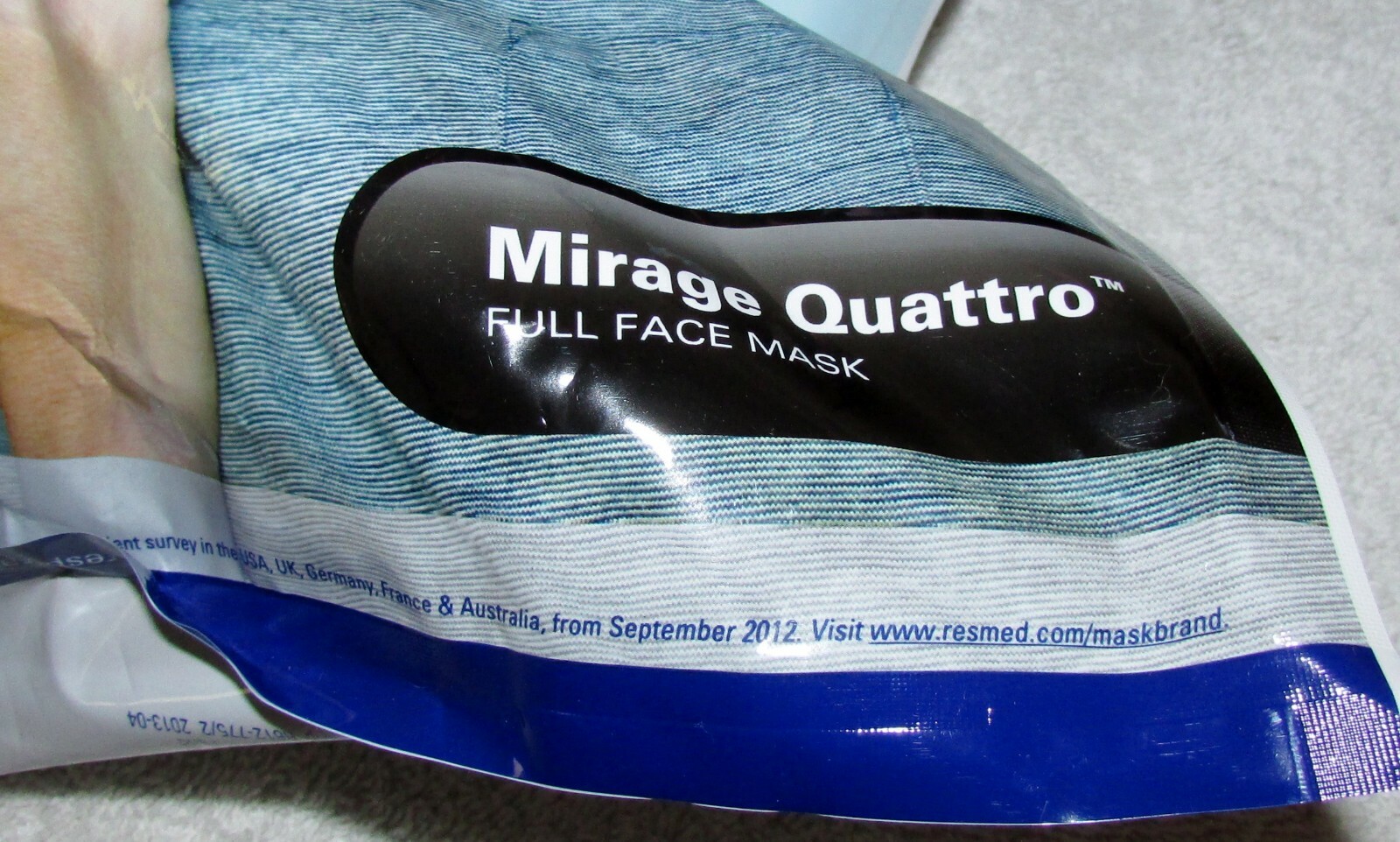 Resmed Mirage Quattro Full Face Mask Headgear 61202 Medium Factory Sealed NEW