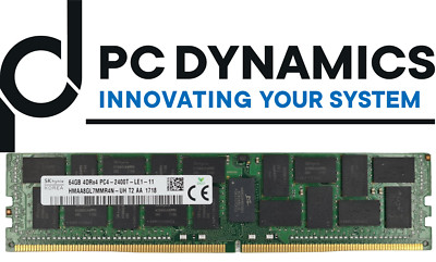 SK Hynix 64GB DDR4-2400 ECC REGISTERED LRDIMM – HMAA8GL7MMR4N-UH – 4DRx4 SERVER