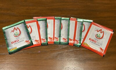 10 Sealed Packs UEFA Euro 2008 Panini Soccer Stickers Austria Swiss 14 Available