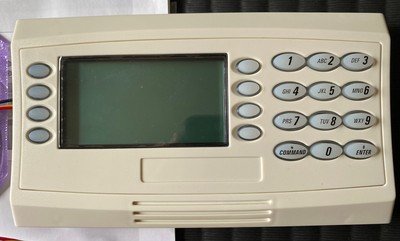 Bosch D1260 ATM Style Alpha Command Center Keypad w/LCD Display
