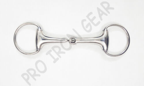 EGGBUT SNAFFLE HORSE BIT STAINLESS STEEL (HOLLOW)