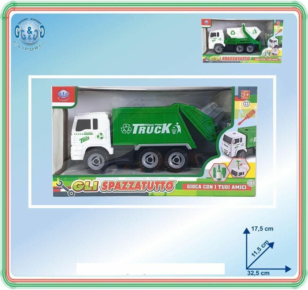 Truck Gli Spazzatutto Gioco Giocattolo Bambini sar