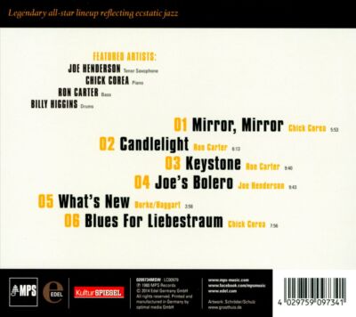 JOE HENDERSON MIRROR, MIRROR NEW CD 4029759097341| eBay