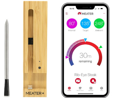 Plus: Smart Bluetooth Wireless Meat Thermometer Digital | BBQ, Grill, Oven, Smok