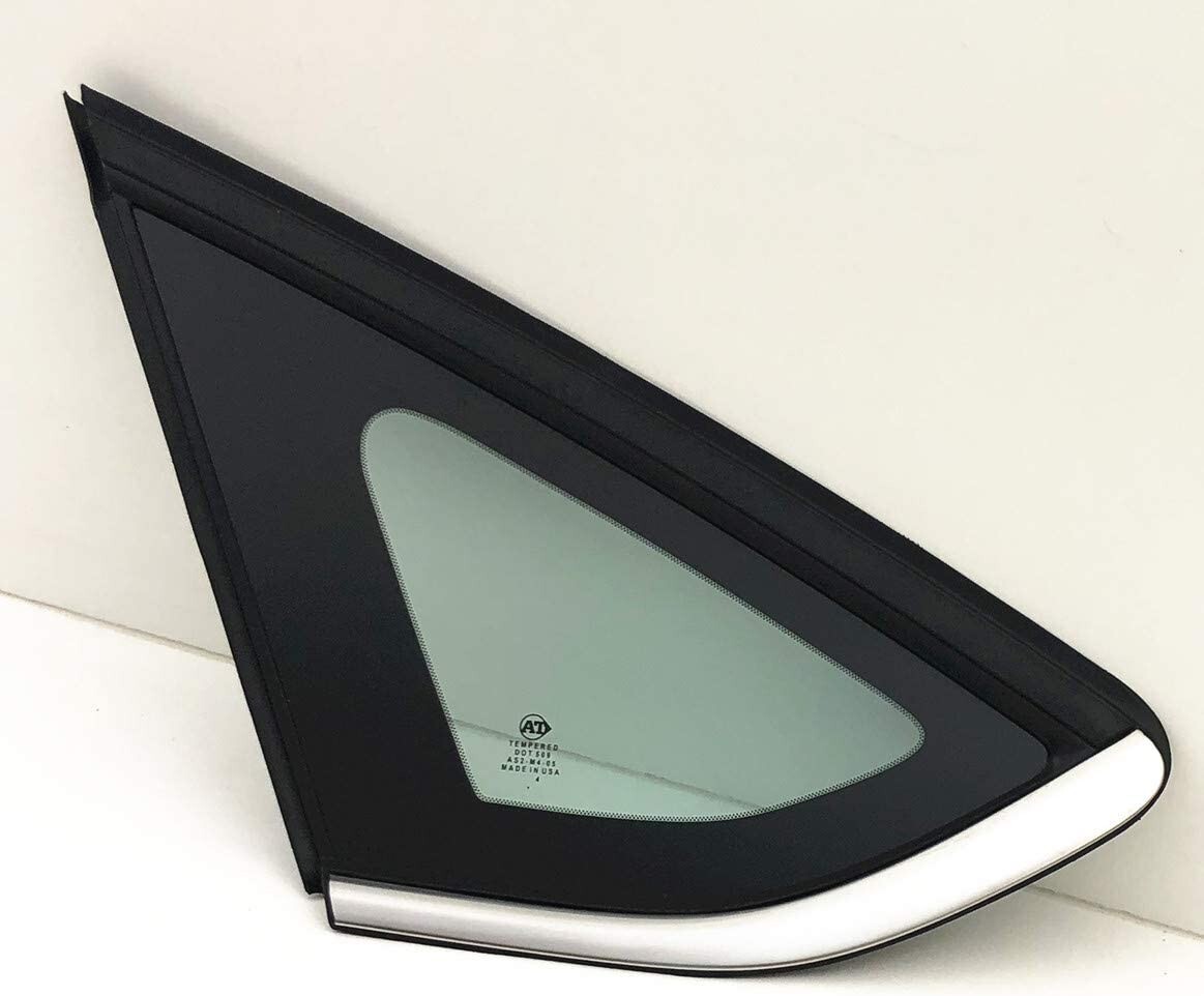 Driver/Left Quarter Window Glass Chrome Moulding For 2013-2019 Ford Fusion