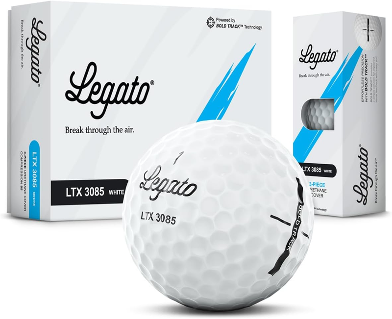 Golf Balls LTX3085 | Maximized Distance with Soft Feel | 3 Piece | Urethane Cove