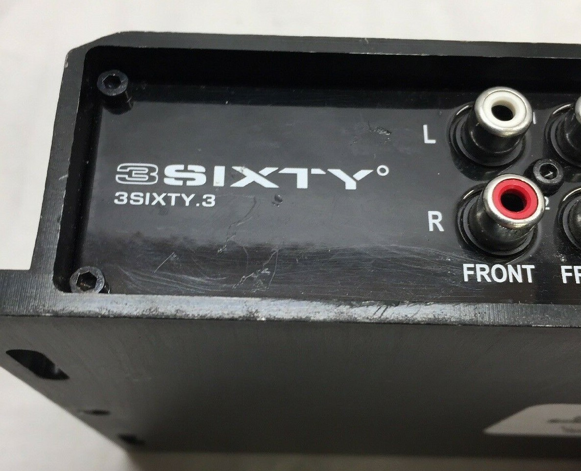 ROCKFORD FOSGATE 3SIXTY.3 GRAPHIC EQ 8-Ch Signal Processor line out converter