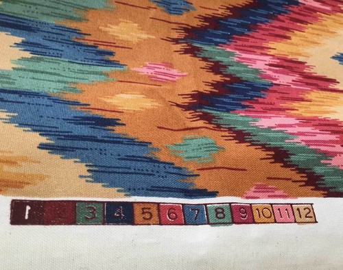 Schumacher Deadstock Fabric NOS Upolstery Southwest  Unused 6 Yards 57