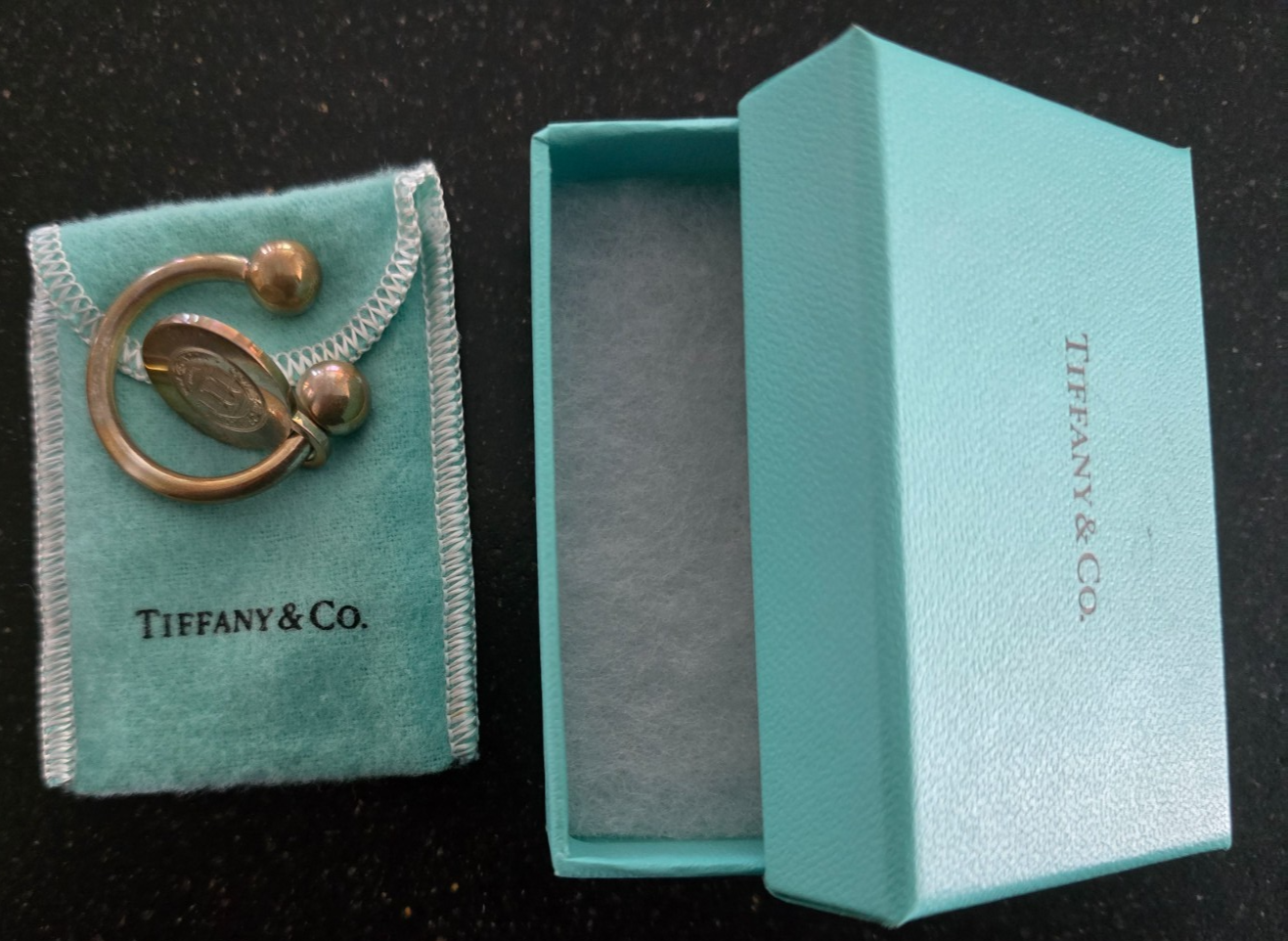 小物 OLD TIFFANY SILVER KEY RING Tiffany Key Ring Vintage Genuine Tiffany & Co Sterling