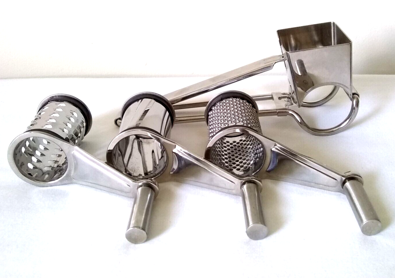 Rotary Cheese Grater Hand Crank Stainless Steel Vegetable