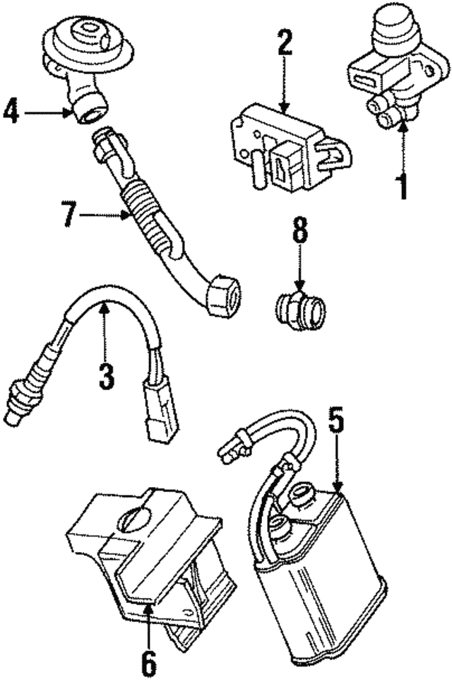 O2 Oxygen Sensor NEW FORD 44ZZ-9F472-B LINCOLN MERCURY 1995 O2 Oxygen Sensor NEW FORD 44ZZ-9F472-B LINCOLN MERCURY 1995