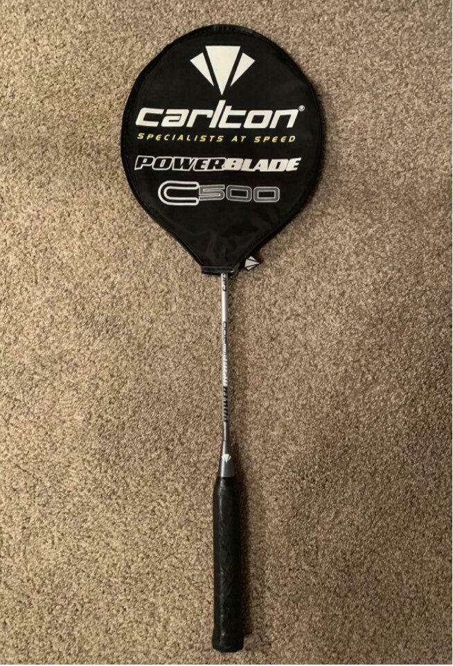 COLLECTION OF BRAND NEW CARLTON BADMINTON RACKETS WITH SHUTTLE COCKS