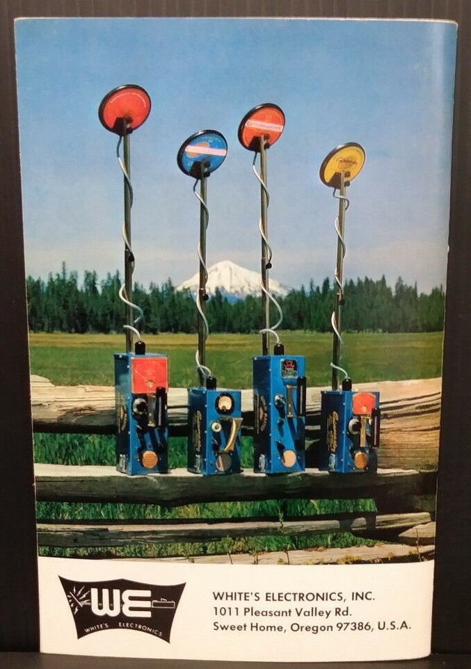 White's Electronics Mineral and Metal Detectors 1972 64 page Catalog