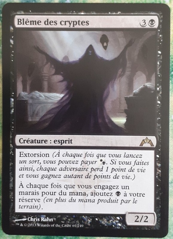 BlÃªMe Des Cryptes M/Nm Insurrection Magic Mtg
