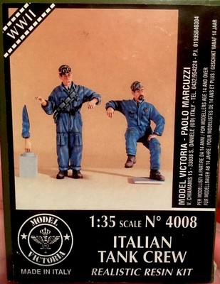 k Model Victoria 1/35 Cod. 4008 Coppia di Carristi Italiani 1940/1943