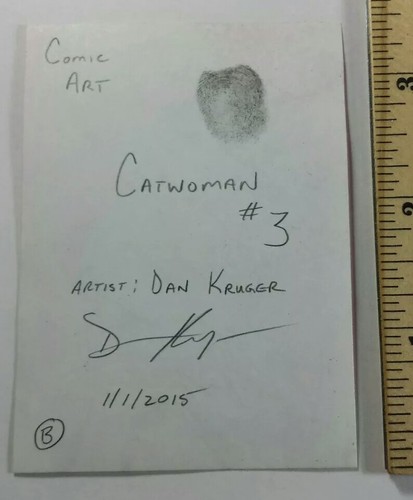 ACEO Original Sketch Card Catwoman #3 Hand Crafted