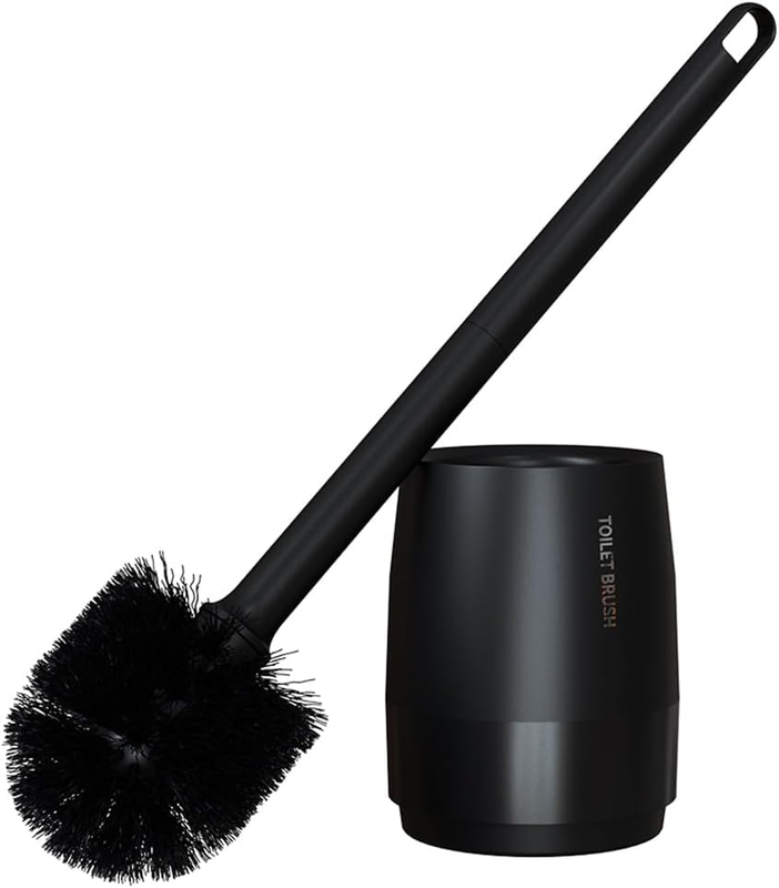 Toilet Bowl Brush and Holder Set for Bathroom, Toilet Cleaning Scrubber Cleaner
