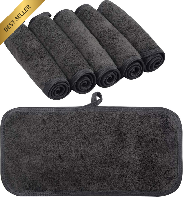 Microfibre Flannel Face Cloths Reusable Makeup Remover Cloths