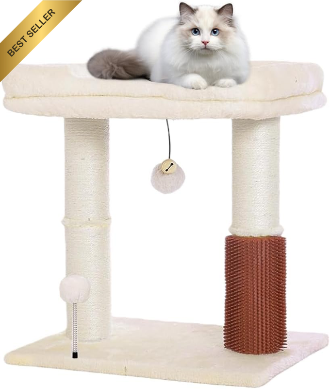 Cat Tree Tower with Top Perch for Large Indoor Cats, Cat Scratching Post with 50
