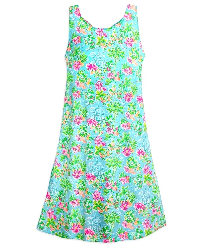 Pre-owned Lilly Pulitzer Disney Parks X  Mickey & Minnie Mouse Kristen Swing Dress M In Multicolor