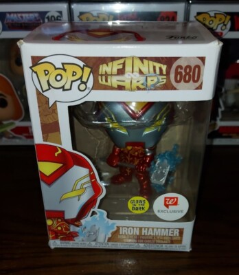 Funko Pop Marvel #857 Iron Hammer Glows In Dark Infinity Warps Target Exclusive