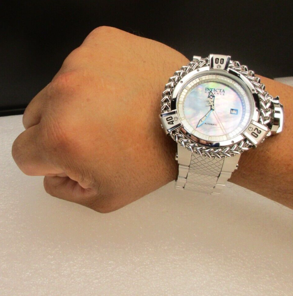 Pre-owned Invicta Reserve Herc Automatic Men's Watch 54mm, Steel 36311