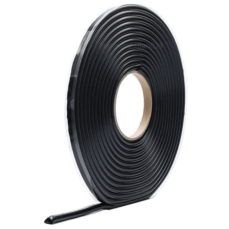 Butylrundschnur Ã 3mm Schwarz 16m Rolle Butyl - Dichtband Buytlrundprofil