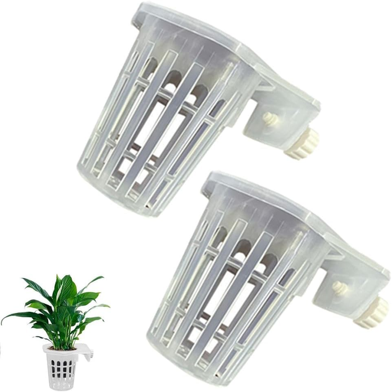 2Pcs Aquarium Plant Holder,Hanging Aquarium Planter Cup with Hook, Aquarium Plan
