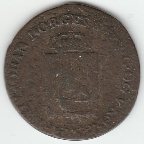 1825 Norway 4 Skilling Low Mintage Silver Scarce