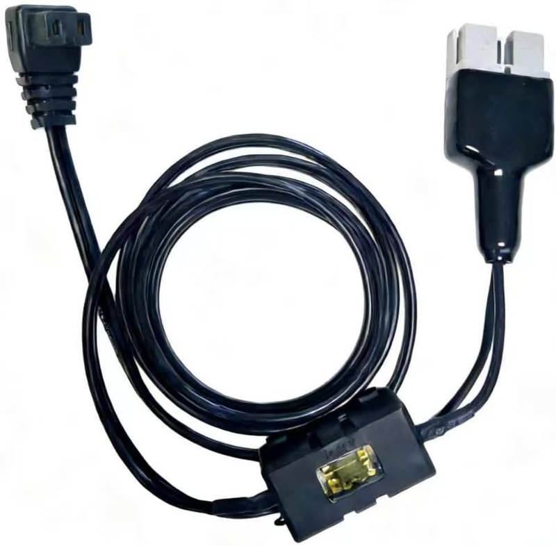 1.8M 14AWG Heavy Duty Anderson to Fridge Plug Cable Built-In 20A MIDI Fuse with