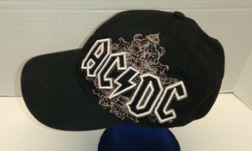 AC/DC Rock Band Vitis 2008 Anoma Tek Flex Hat - Fitted 1 Size Fits Most *EUC* 