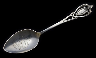 Mount Vernon By Lunt Sterling Silver Olive Spoon Pierced Long 7 38 Custom