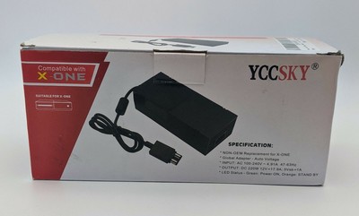 NEW Xbox One Power Supply Brick YCCSky AC Adapter Cord YCC-XB043B