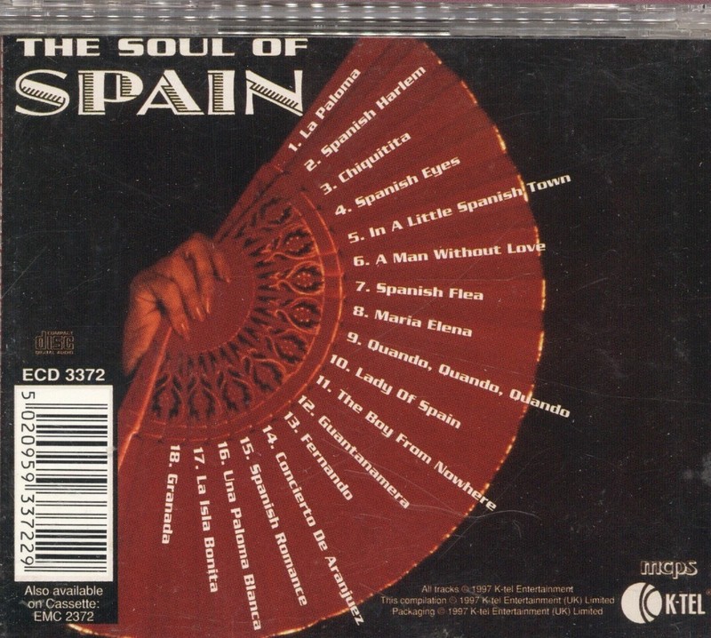 Spain Soul - The Soul Of Spain CD WD007 5020959337229 | eBay