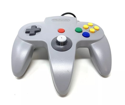 Official Genuine OEM Nintendo 64 N64 Controllers Red Grey