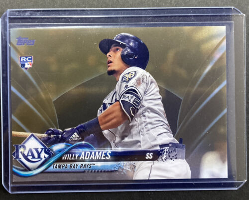 2018 Topps Willy Adames Gold #82/2018 Rookie Card. rookie card picture