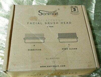 Sonimart Replacement Facial Brush Head 4 pk