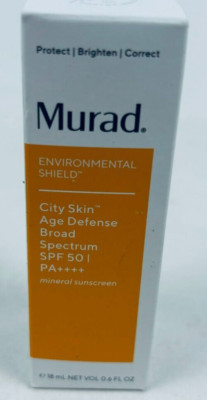 Murad Environmental Shield City Skin Age Defense Broad Spectrum SPF 50 18 ml