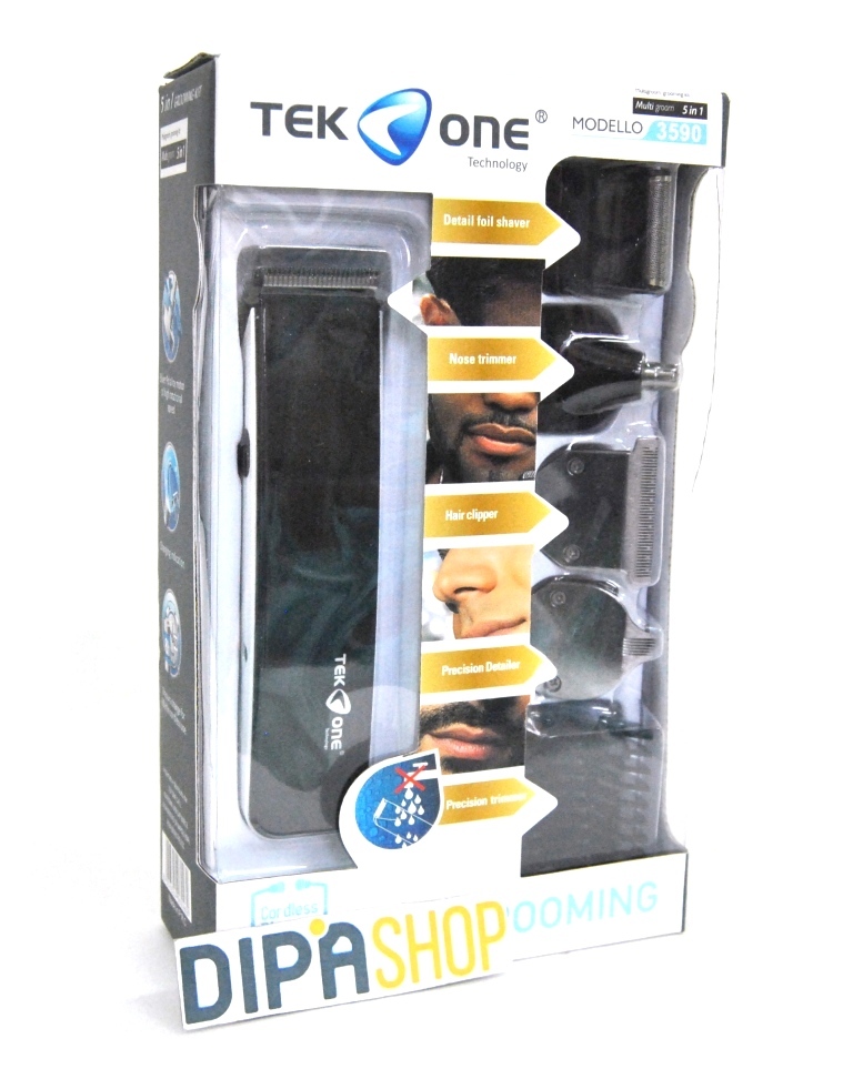 Rasoio TagliaCapelli TeKone 3590 5in1 Taglia Peli Naso Barba  Ricaricabile hsb