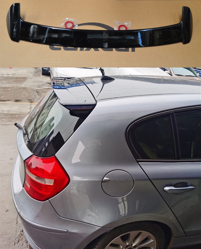 Aileron Bmw Serie 1 E81 E87 Depuis 2003 A 2011 Aileron Noir Brillant Spoiler