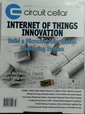 Circuit Cellar March 2016 Internet of Things  Innovation Robots FREE SHIPPING sb
