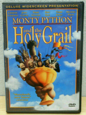 MONTY PYTHON AND THE HOLY GRAIL - DELUXE WIDESCREEN  DVD - EXCELLENT - FREE SHIP